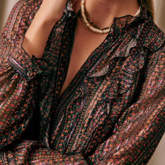 Sezane Celine Blouse XS NWT - Picture 2 of 6